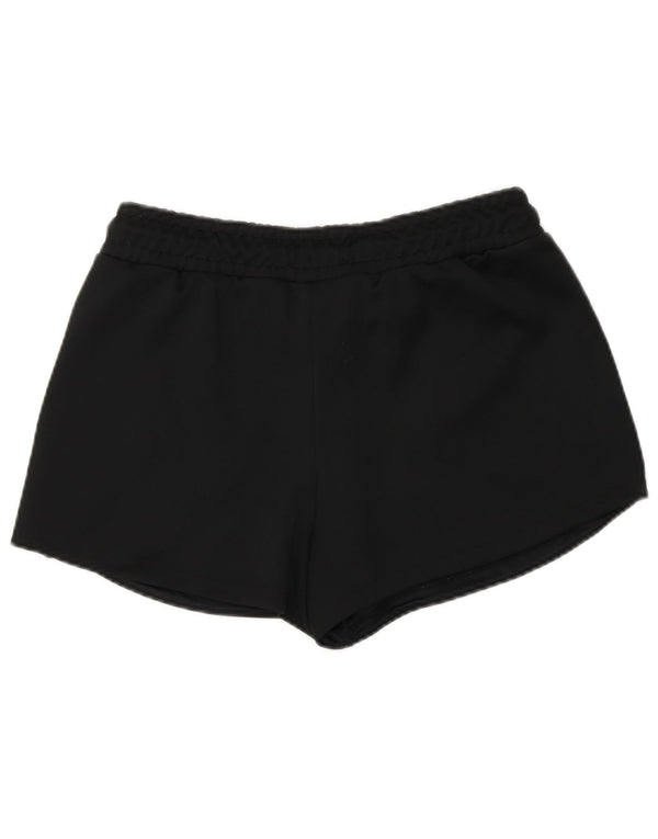 Pantaloncini sportivi grafici Nike da donna UK 12 Medium Black Colourblock poliestere