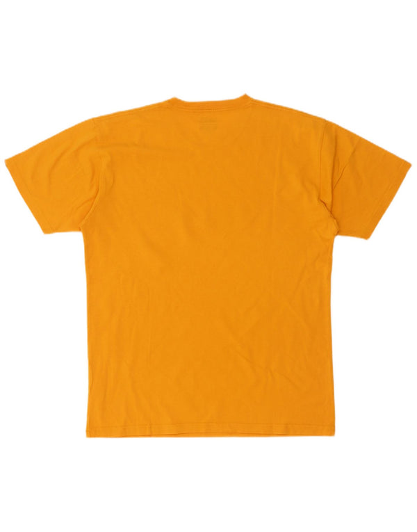 Vans Herre Classic Fit Grafisk T-Shirt Top Medium Gul Bomuld
