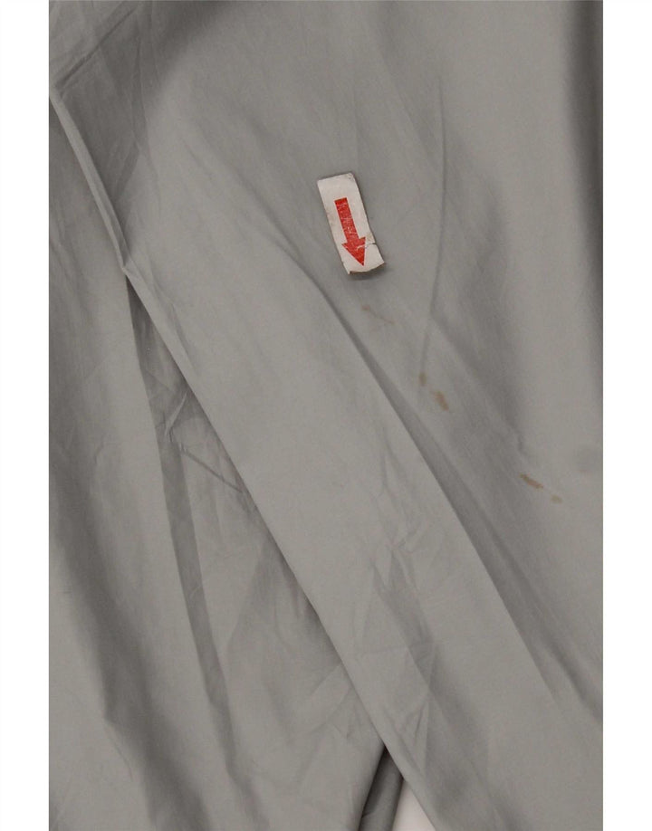 The North Face Mens Hooded Rain Jacket UK 38 Medium Grey Polyester