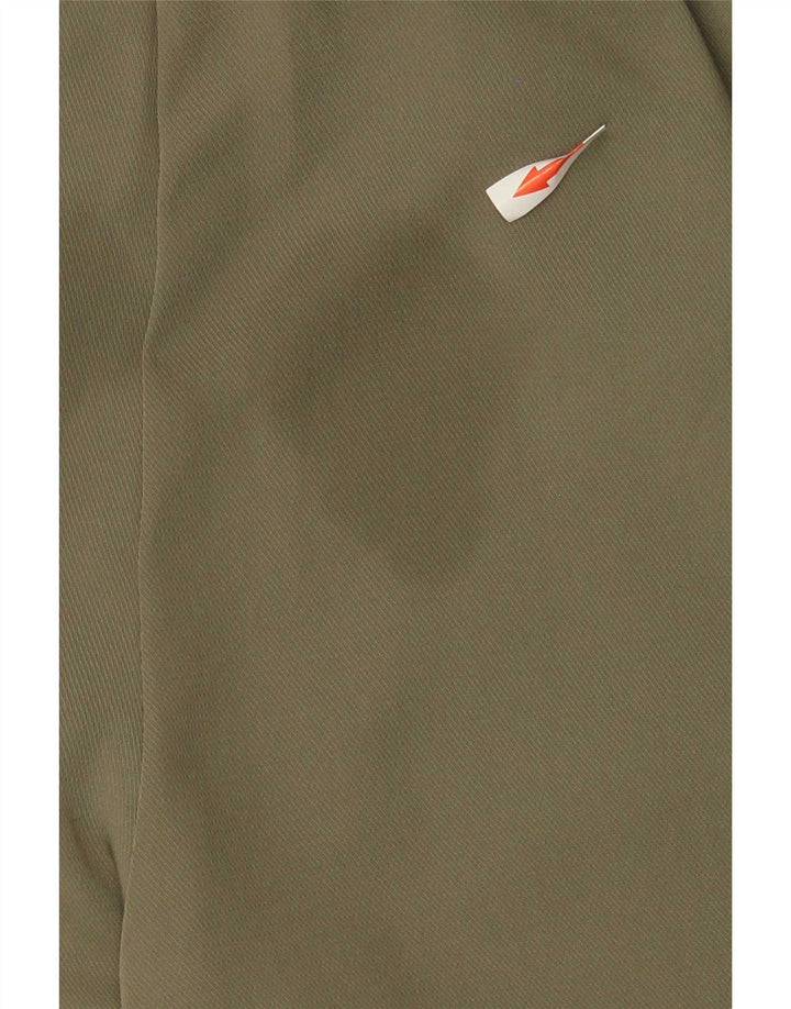 Zara Womens Tapered Cropped Trousers Large W32 L24 Khaki Polyester