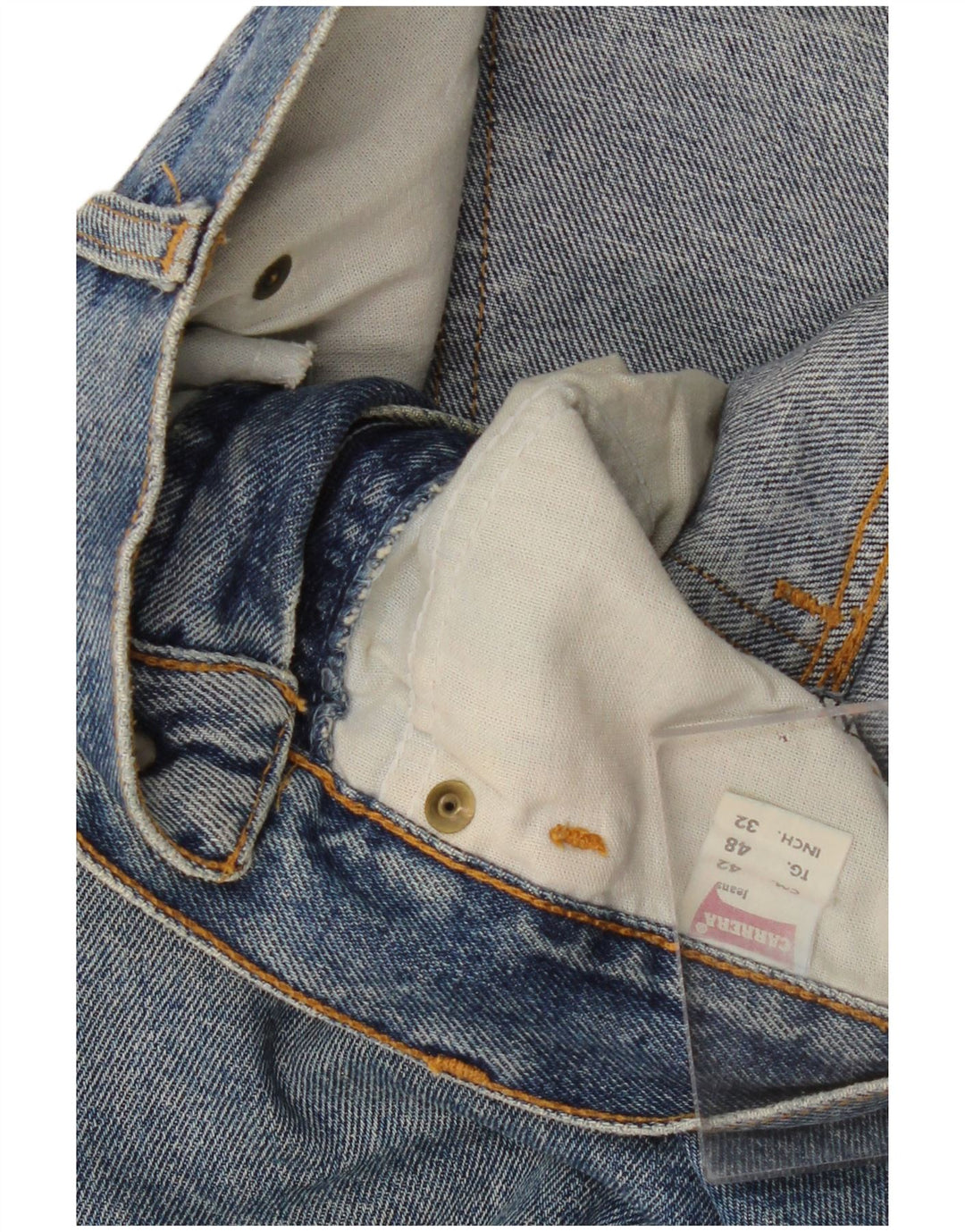 Carrera Straight Jeans til mænd W32 L30 blå bomuld