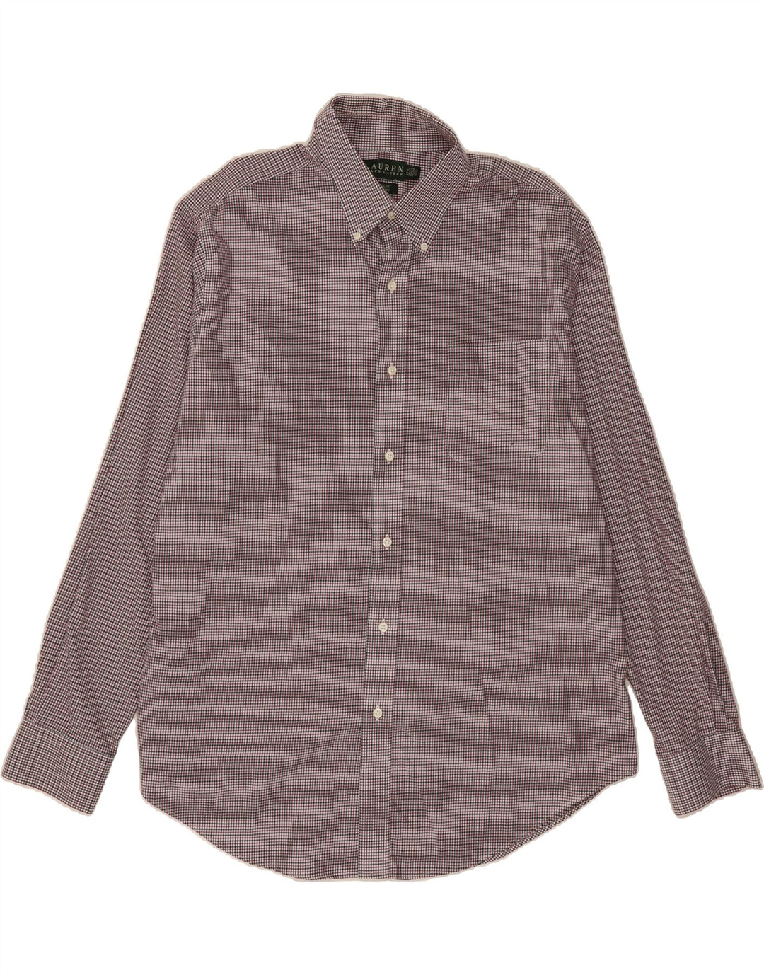 RALPH LAUREN Mens Classic Fit Flannel Shirt Size 17 1/2 XL Red Check Vintage Ralph Lauren and Second-Hand Ralph Lauren from Messina Hembry 