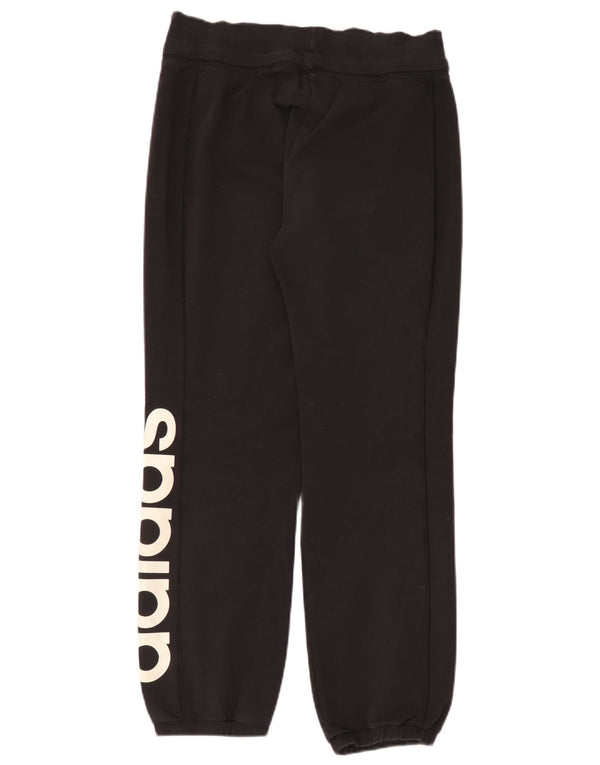 Adidas Womens Graphic Tracksuit Trousers Joggers UK 12/14 Medium Black