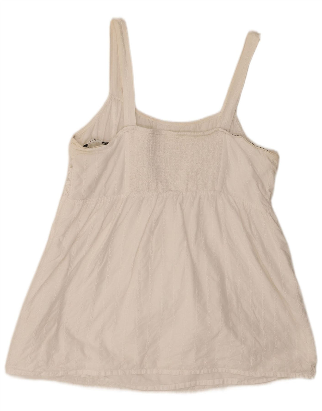 Fat Face Womens Cami Top UK 18 XL White Cotton