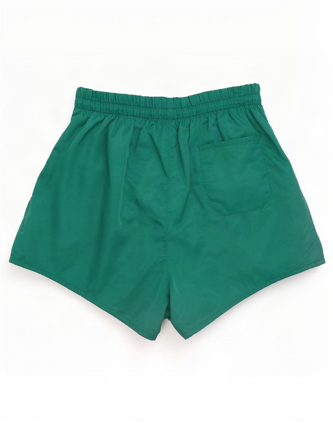 Pantaloncini sportivi Reebok da uomo in nylon verde medio