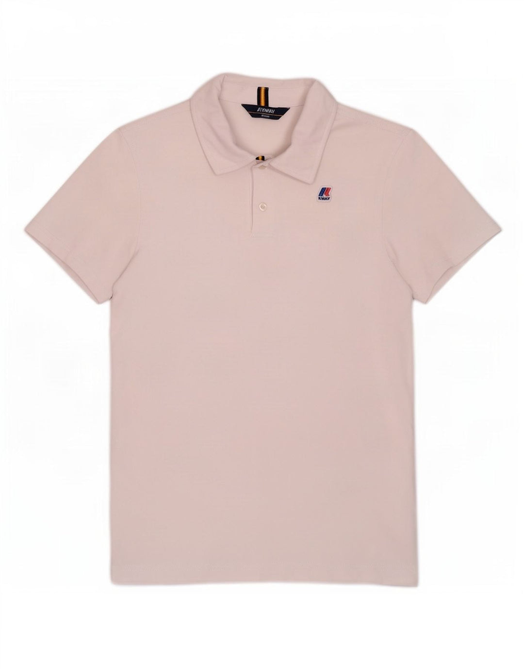 Polo Uomo K-Way in cotone Bianco Medio