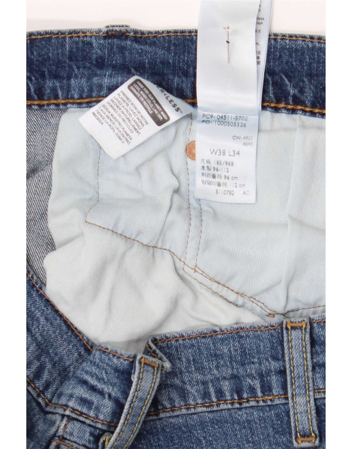 Levi's Mens 511 Slim Jeans W38 L34 Blue Cotton
