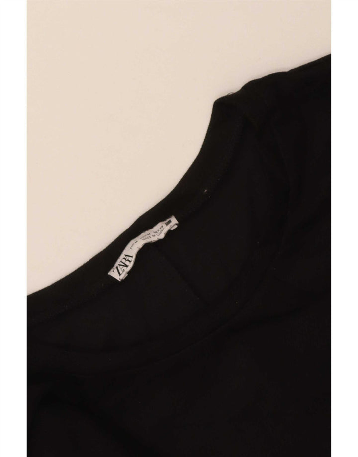 Женское платье прямого кроя Zara UK 14, среднее черное