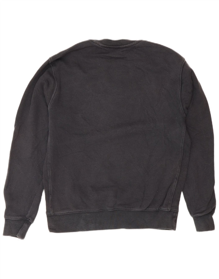 Nike Womens Oversized Sweatshirt Jumper UK 10 Small Black Cotton