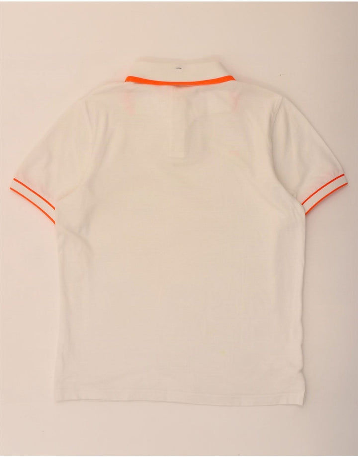 Sun68 Mens Polo Shirt Medium White Cotton
