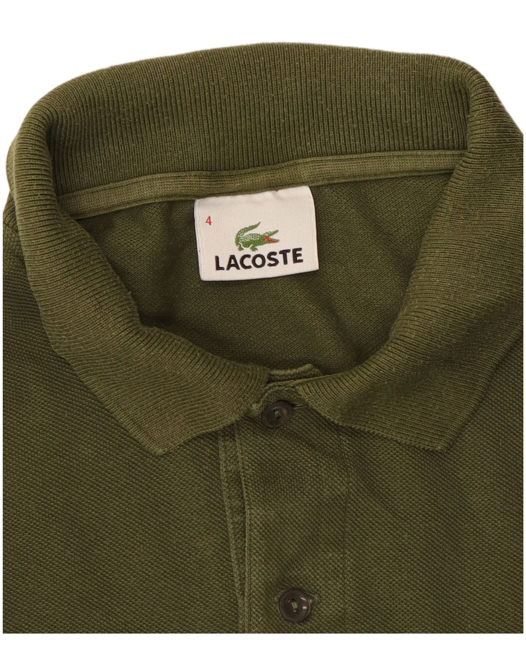 Lacoste Herren Poloshirt Größe 4 Medium Khaki