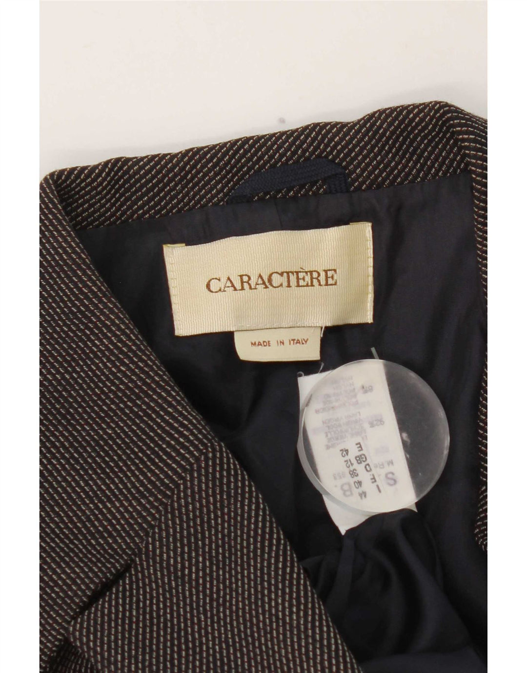 Caractere Damen Zweireihiger Blazer Jacke UK 12 Mittelgrau