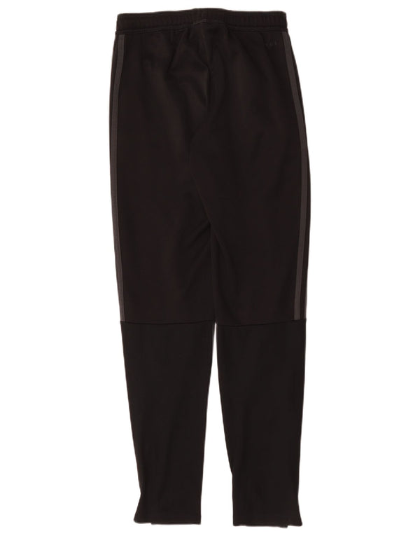 Adidas Mens Tracksuit Trousers Small Black Polyester