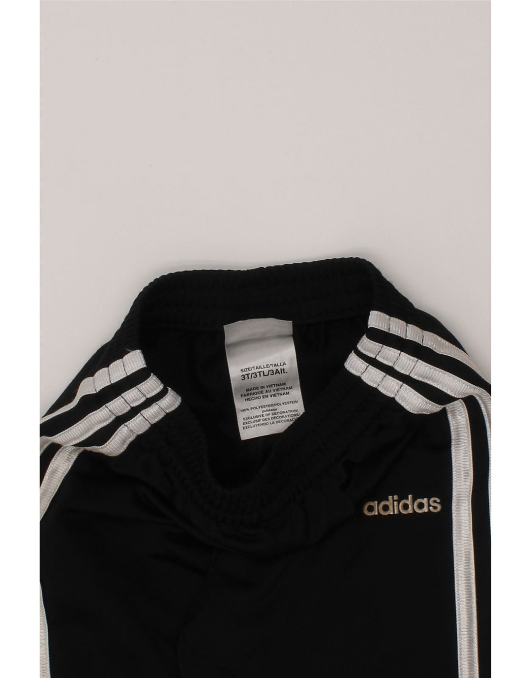 Adidas Hlače za trenirku za dječake 2-3 godine crne od poliestera