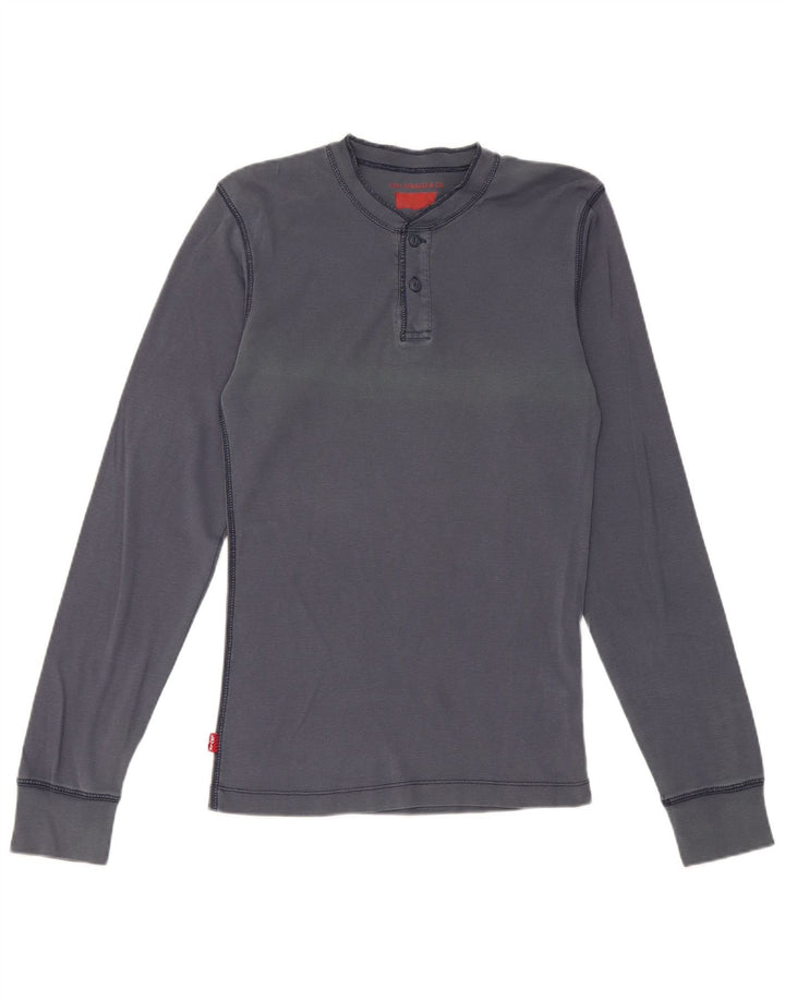 Levi's Hombre Top Manga Larga Algodón Azul Marino Medio