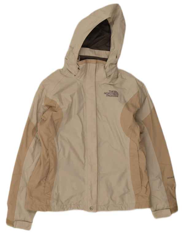 Jaqueta de chuva feminina com capuz The North Face UK 10 Small Beige Colourblock