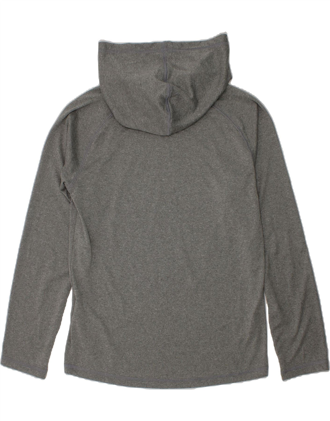 UNDER ARMOUR Girls Graphic Top Long Sleeve 9-10 Years Medium  Grey Vintage Under Armour and Second-Hand Under Armour from Messina Hembry 