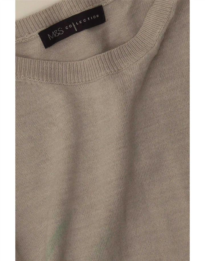 Marks & Spencer Mens Boat Neck Jumper Sweater XS Multicoloured Colourblock