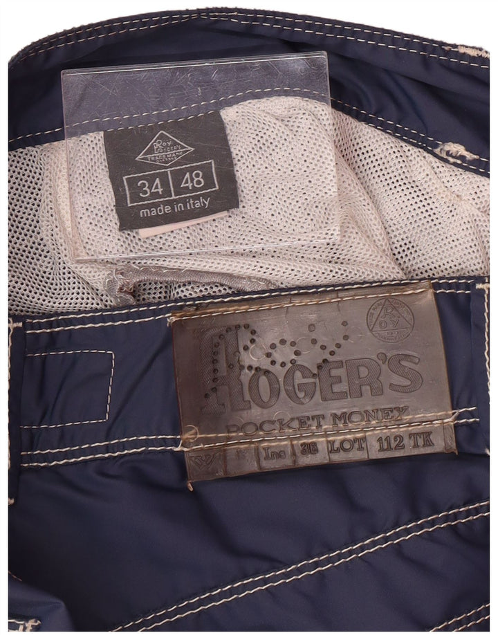 ROY ROGERS Pantaloncini casual da uomo IT 48 Medium W34 Blu navy Poliammide