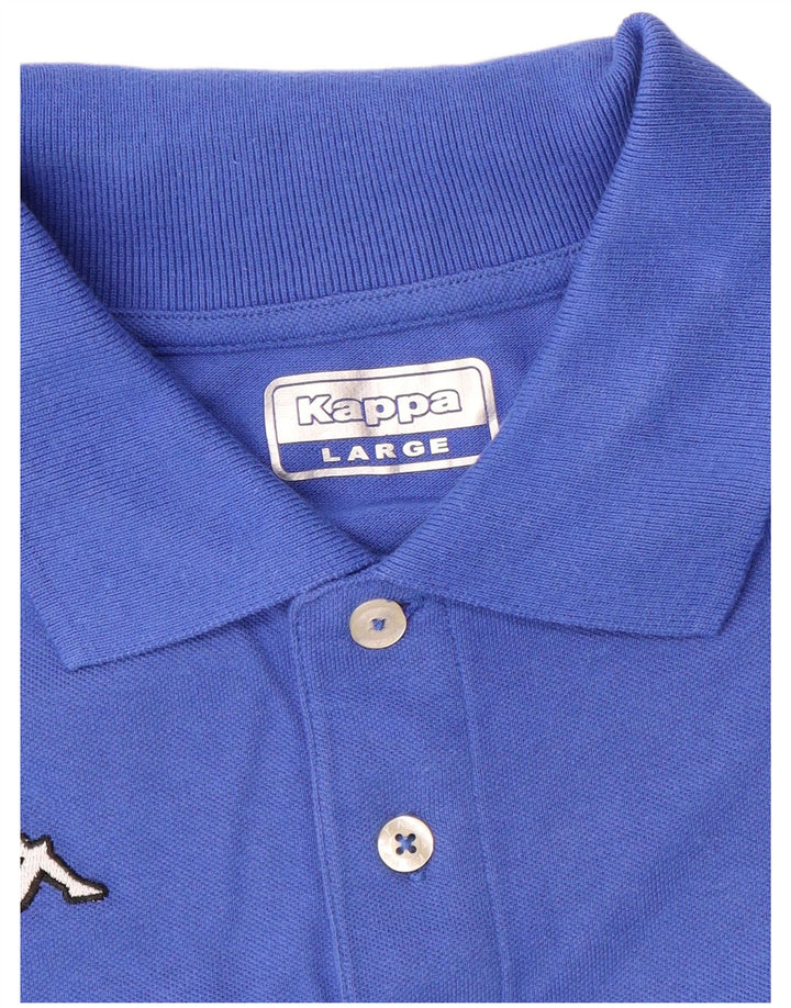 KAPPA Mens Polo Shirt Large Blue
