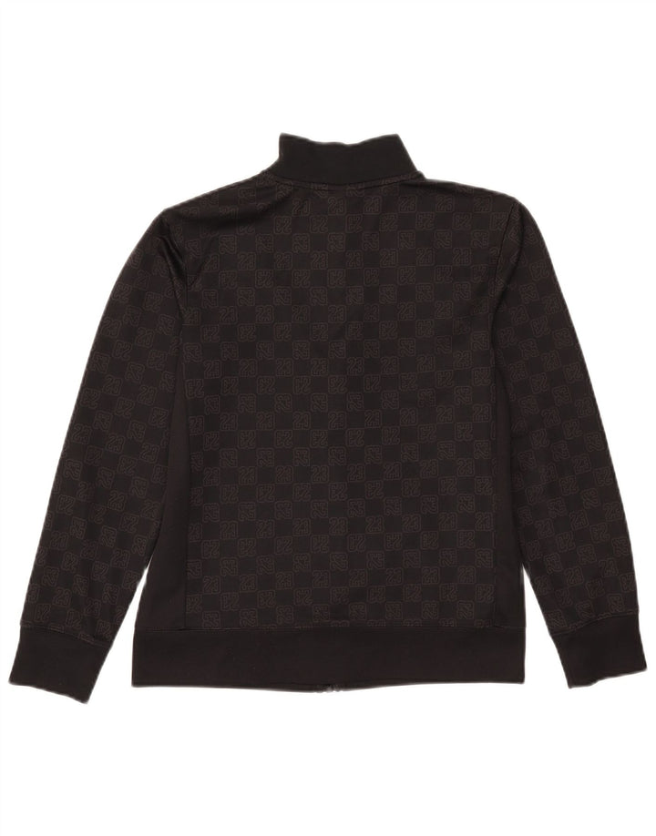 Jordan Boys Graphic Tracksuit Top Jacket 12-13 Years Large Black Geometric