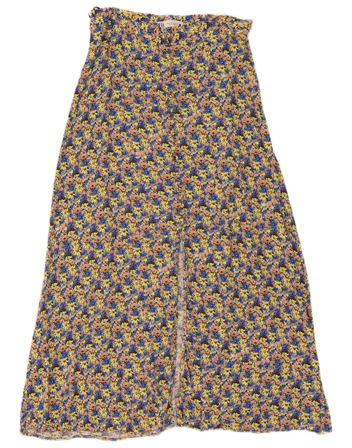 Gonna lunga Zara da donna media W29 floreale multicolore