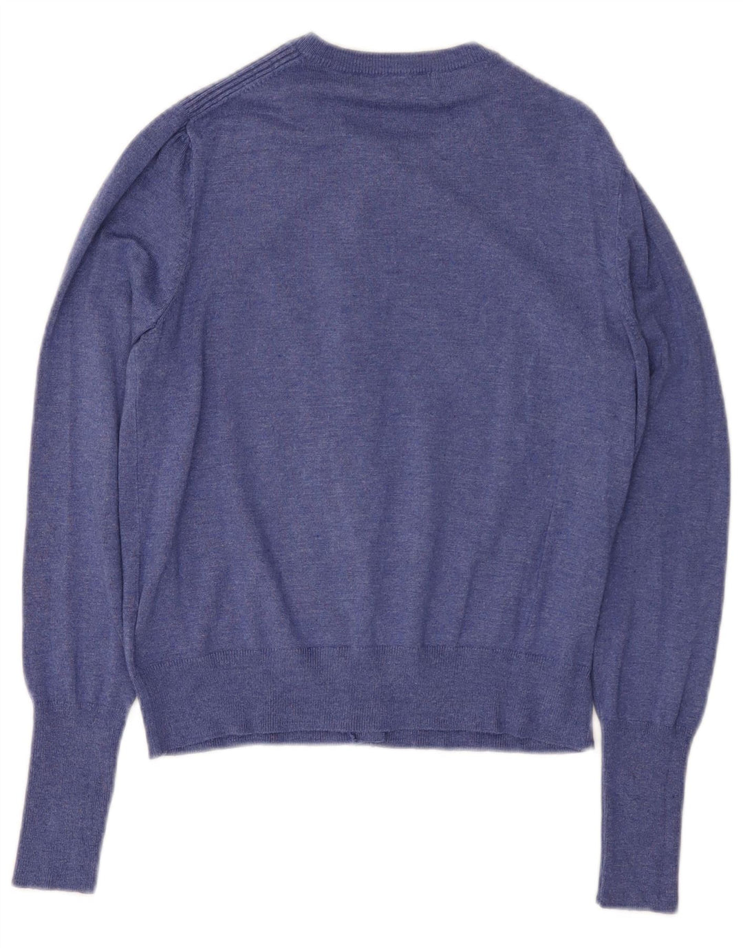 MARKS & SPENCER Womens Cardigan Sweater UK 10 Small Blue Viscose