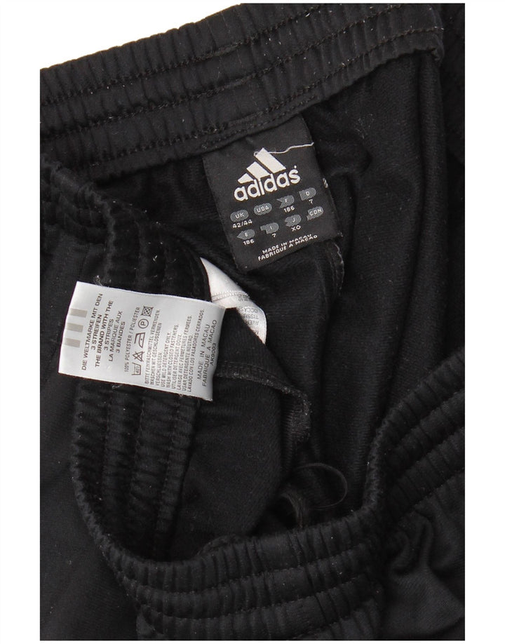 Adidas Herren Trainingshose UK 42/44 Large Schwarz Polyester
