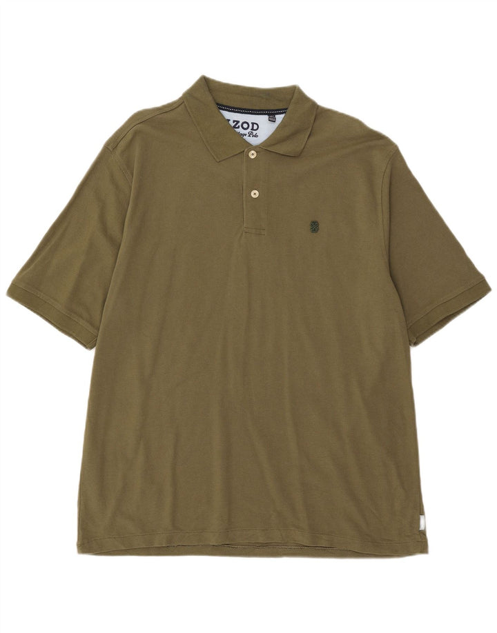 Izod Polo Heritage Homme Grand Kaki Coton