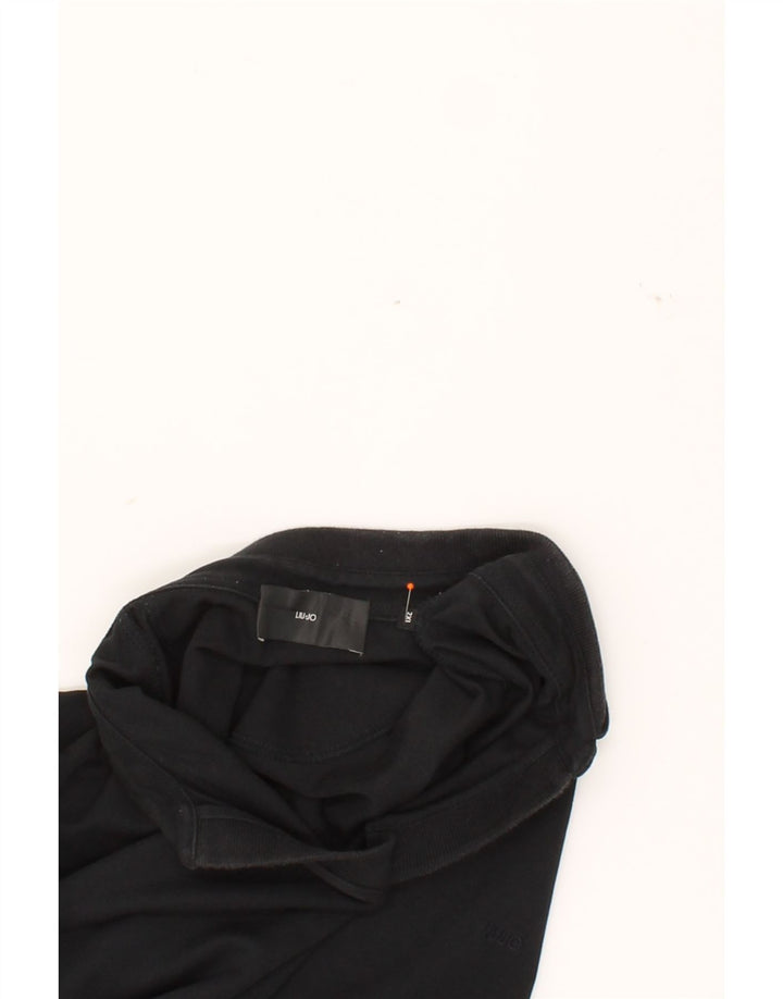 LIU JO Mens Polo Shirt 2XL Black Cotton Vintage Liu Jo and Second-Hand Liu Jo from Messina Hembry 