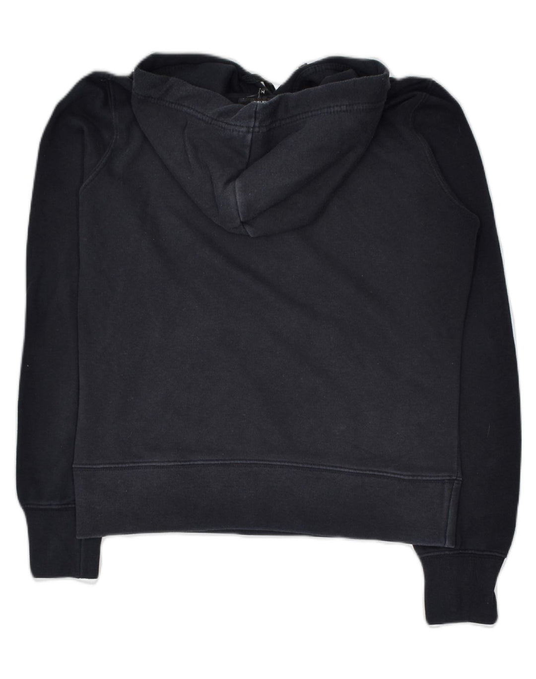 CHAMPION Womens Graphic Hoodie Jumper UK 12 Medium Black Cotton | Vintage Champion | Thrift | Second-Hand Champion | Used Clothing | Messina Hembry 