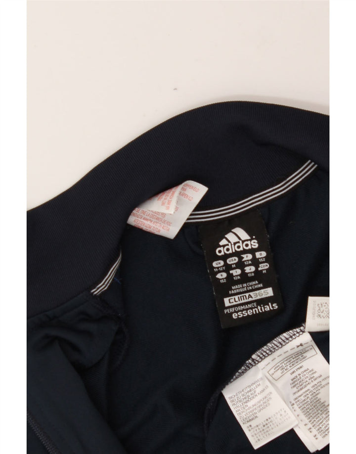 ADIDAS Boys Clima 365 Tracksuit Top Jacket 11-12 Years Navy Blue Polyester Vintage Adidas and Second-Hand Adidas from Messina Hembry 