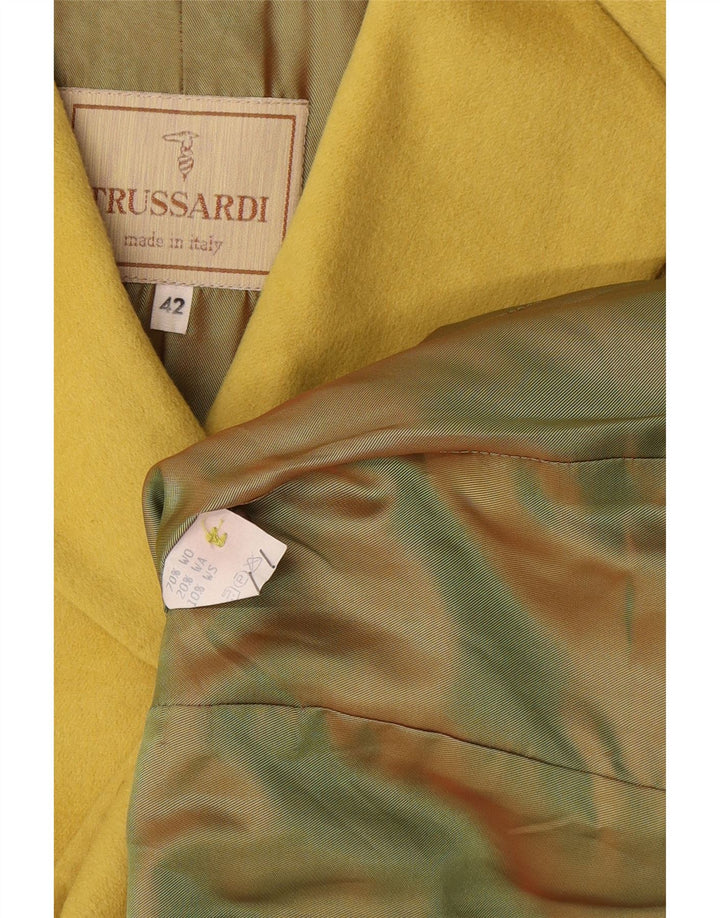 Giacca Blazer Donna Trussardi Manica 3/4 IT 42 Giallo Medio