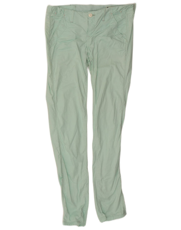 G-Star Womens Skinny Chino Trousers W30 L34 Turquoise Cotton
