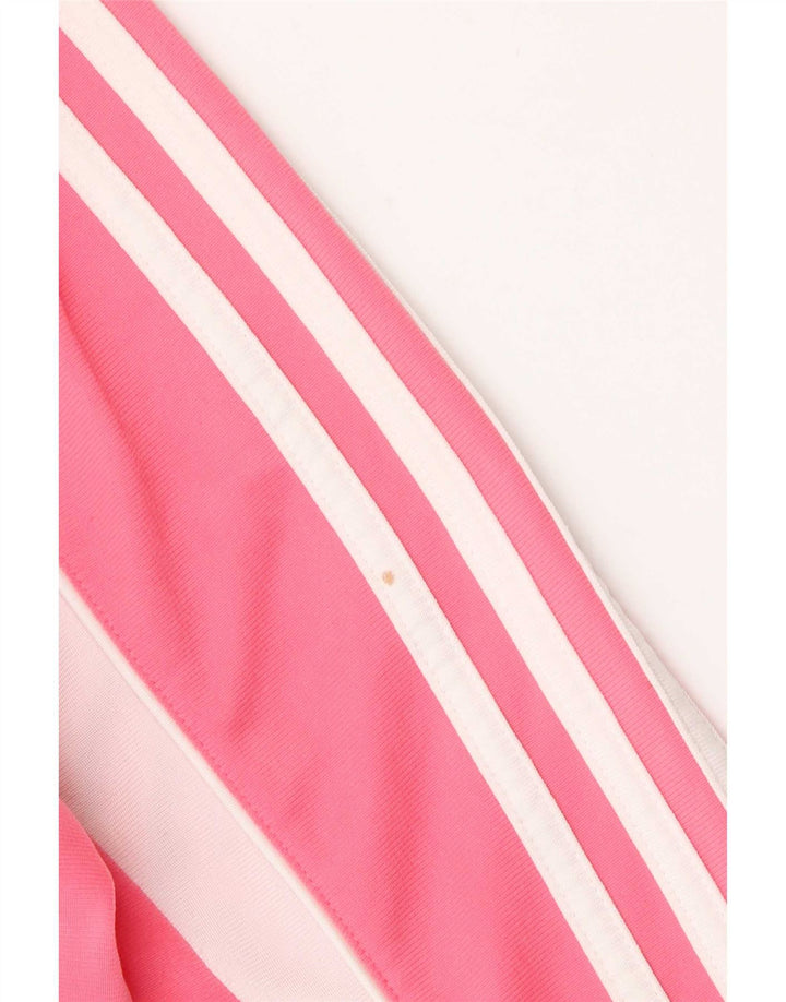 Giacca da ginnastica da donna Adidas UK 10 Small Rosa Poliestere