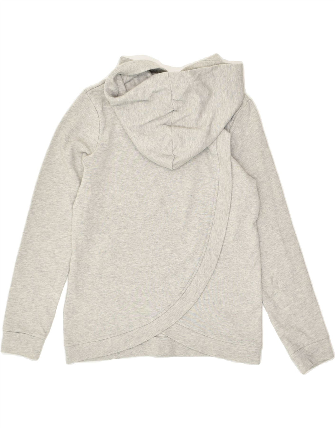 ROXY Girls Graphic Hoodie Jumper 13-14 Years XL Grey Cotton | Vintage Roxy | Thrift | Second-Hand Roxy | Used Clothing | Messina Hembry 