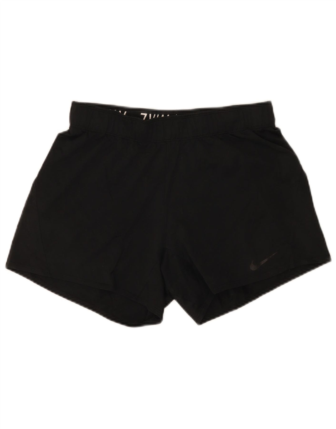 Nike Womens Dri Fit Sport Shorts UK 10 Small  Black Polyester