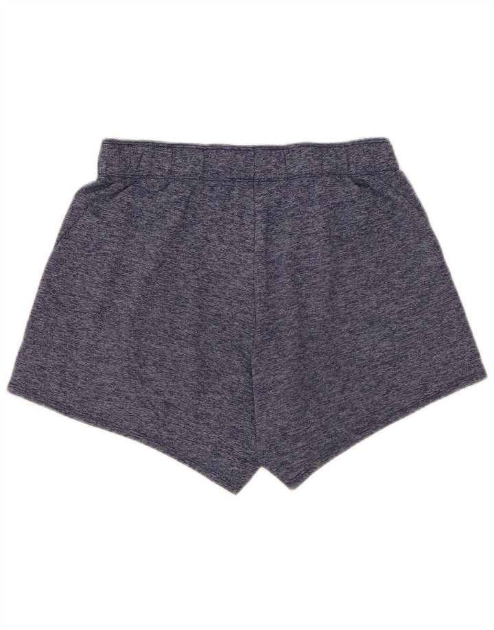 Nike Womens Dri Fit Sport Shorts UK 10 Small Blue Flecked Polyester