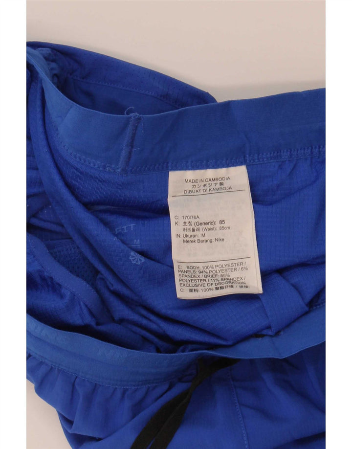 Pantaloncini sportivi Nike Dri Fit Graphic da ragazzo 10-11 anni in poliestere blu medio