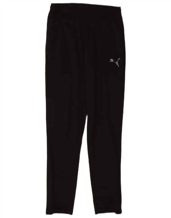 PUMA Mens Tracksuit Trousers Medium  Black Polyester