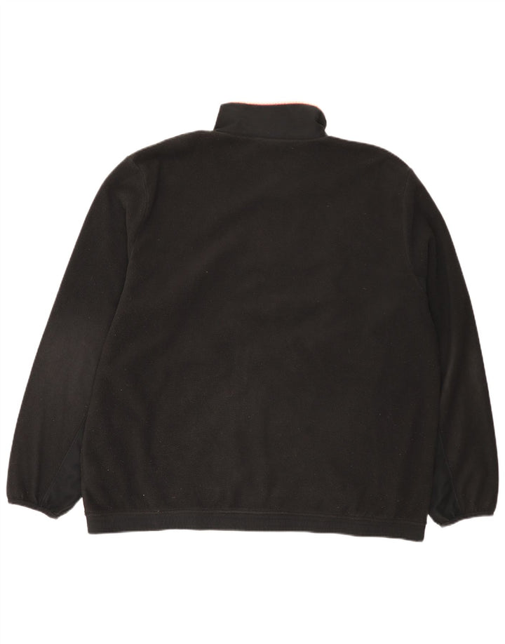 Męska kurtka polarowa Adidas UK 42 XL Czarny poliester