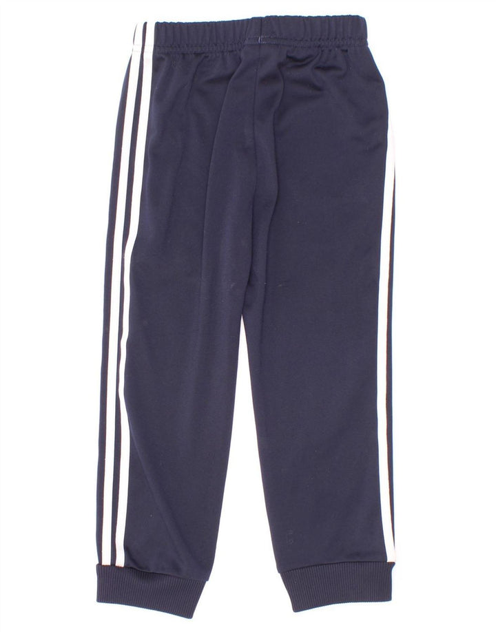 Adidas Drenge Træningsdragt Bukser Joggers 2-3 År Marineblå Polyester
