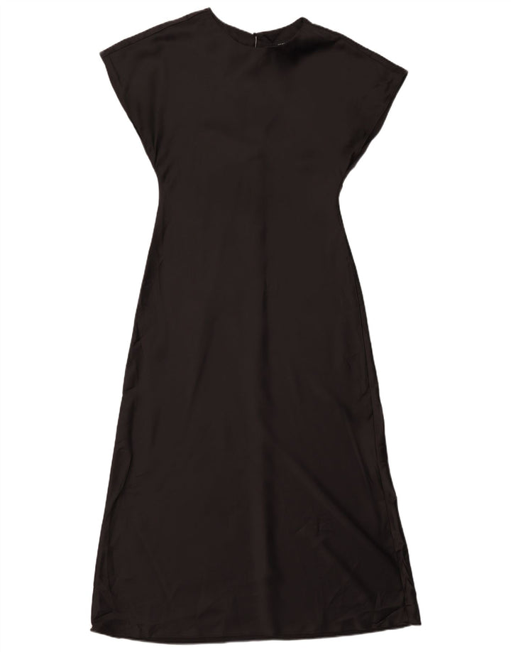 Zara Dame Maxi Dress UK 12 Medium Sort Polyester
