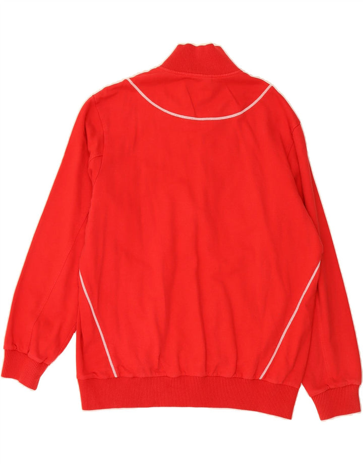 DIADORA Mens Tracksuit Top Jacket Large Red Cotton Vintage Diadora and Second-Hand Diadora from Messina Hembry 