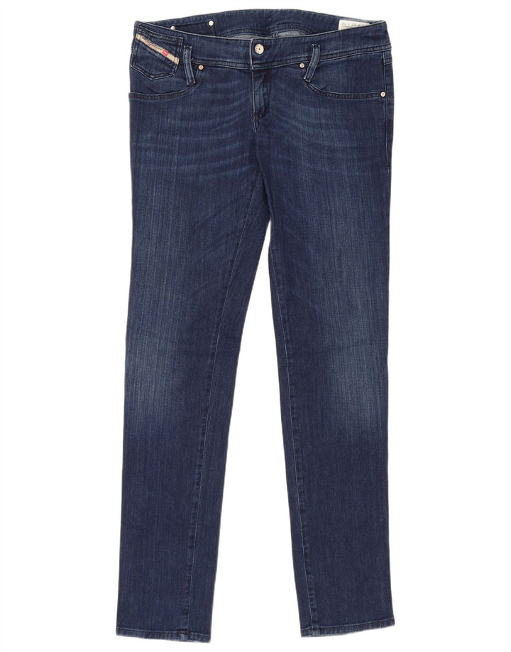 Diesel Womens Slim Jeans W32 L34 Blue Cotton