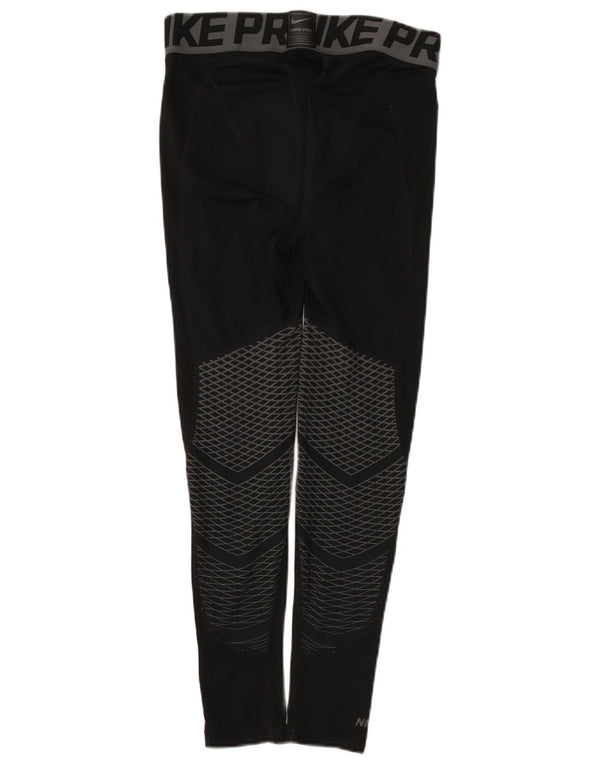 Nike Mens Graphic Leggings Közepes fekete Colourblock poliészter