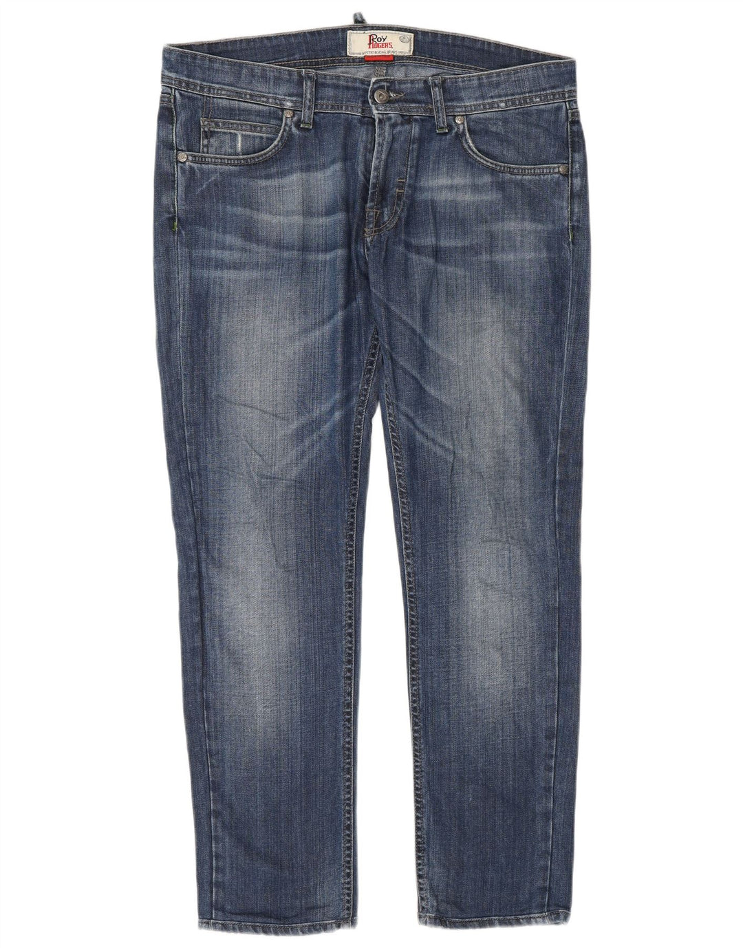 Roy Rogers Womens Slim Jeans W32 L28 Blue Cotton