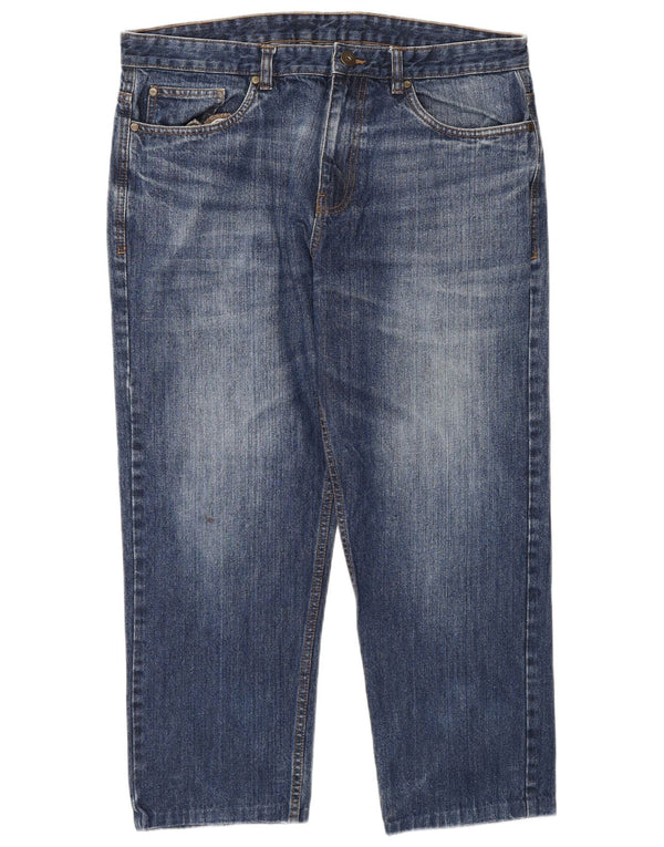 James Pringle herre cropped jeans W36 L25 blå bomuld