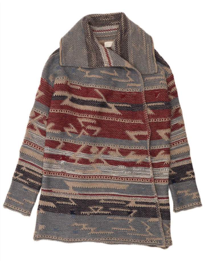 Maglione cardigan lungo da donna Carrera taglia unica multicolore azteco