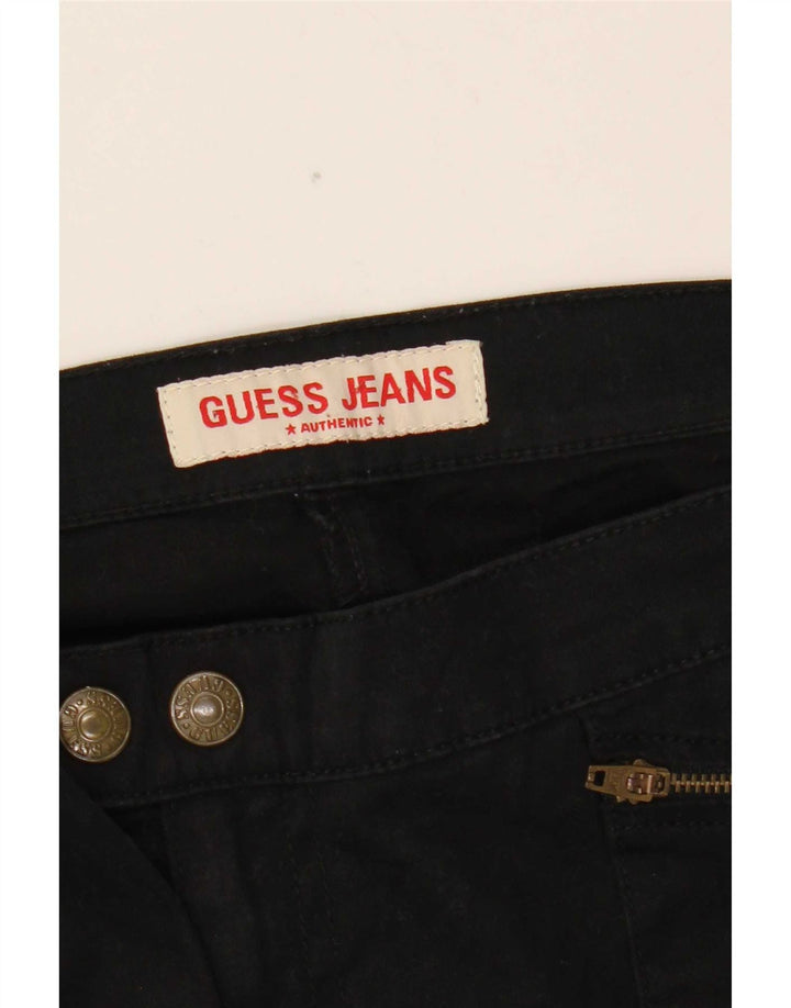 Женские брюки карго Guess Bootcut W31 L32, черные хлопковые